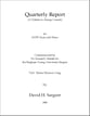 Quarterly Report SATB choral sheet music cover